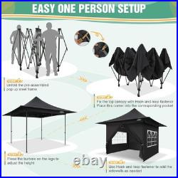 13x13 Heavy Duty Pop Up Canopy with 4 Sidewalls, Commercial Outdoor Party Tent 13x13 Heavy Duty Pop Up Canopy with 4 Sidewalls, Commercial Outdoor Party Tent