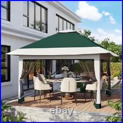 13x13 Pop Up Canopy Tent with Sidewalls Waterproof Commercial Gazebo Garden Yard