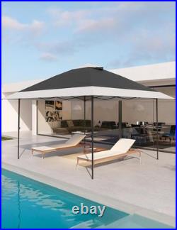 13x13 Pop Up Gazebo Outdoor Canopy Shelter with 4 Stanbags for Lawn, Garden