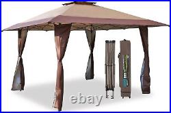 13x13ft Outdoor Canopy Pop-up Patio Gazebo Awning Heavy Duty Sunshade Shelter