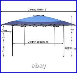 13x13ft Outdoor Canopy Pop-up Patio Gazebo Awning Heavy Duty Sunshade Shelter