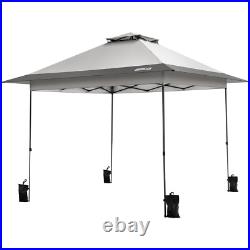 13x13ft Pop Up Canopy Tent One Push Setup Heavy Duty with Wheel Carry Bag Sandbags