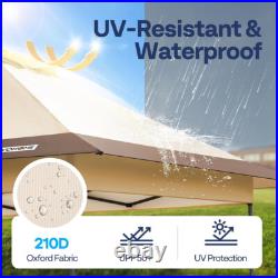 13x13ft Pop Up Canopy Tent One Push Setup Heavy Duty with Wheel Carry Bag Sandbags