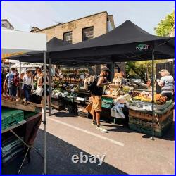 13x13ft Pop up Canopy Heavy Duty Waterproof Extending Eaves Tent with Sidewalls