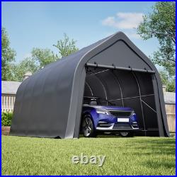 13x20 ft Outdoor Carports Heavy Duty Car Canopy Garage Galvanized Frame Canopy