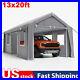 13x20ft-Carport-Car-Canopy-Heavy-Duty-Garage-Shed-Party-Tent-with-4-Roll-Up-Doors-01-play