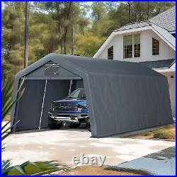 13x22' Outdoor Storage Shelter Car Canopy Garage Carport Portable Shed Anti-snow