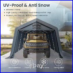 13x22' Outdoor Storage Shelter Car Canopy Garage Carport Portable Shed Anti-snow