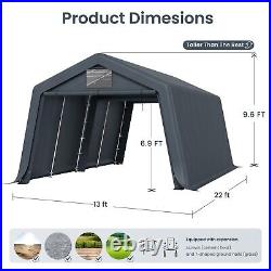 13x22' Outdoor Storage Shelter Car Canopy Garage Carport Portable Shed Anti-snow