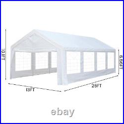 13x26 ft Party Tent Outdoor Wedding Event Shelters Heavy Duty Canopy Gazebo