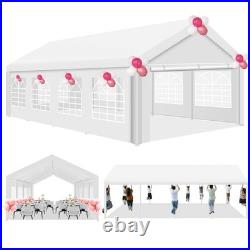 13x26FT Party Tent Heavy Duty Outdoor Gazebo White Party Wedding Tent Canopy NEW