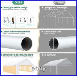 13x26FT Party Tent Heavy Duty Outdoor Gazebo White Party Wedding Tent Canopy NEW
