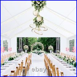 13x26FT Party Tent Heavy Duty Outdoor Gazebo White Party Wedding Tent Canopy NEW