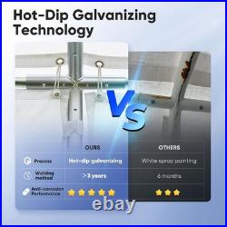 13x26ft Party Tent Heavy Duty Outdoor Gazebo White Party Wedding Tent Canopy