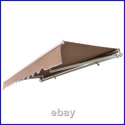13x8 FT Patio Awning Retractable Sun Shade Awning Cover Outdoor Canopy Sunsetter