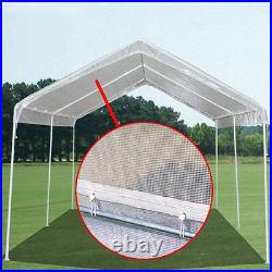 14 mil HD Valance Replacement Canopy Tarp Carport Cover for 10 X 20 Frame- Clear