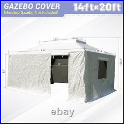 14' x 20' Winter Gazebo Cover for Hardtop Gazebos, Universal Gazebo Cover