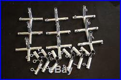 15 Heavy Duty 1 inch Canopy Fittings for a high pitch canopy frame 40 foot