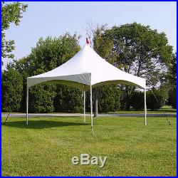 15' x 15' Pinnacle Series High Peak Frame Tent / Cross Cable Marquee, Complete
