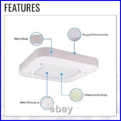 150W LED Canopy Light 5700K IP65 Waterproof Ceiling Light for Gas Station Garage