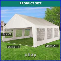 16-40FT Outdoor Party Tent Heavy Duty Wedding Canopy Gazebo Event Wedding Party