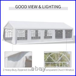 16' x 32' Carport Garage Party Event Tent Heavy duty Large Patio White