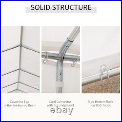 16' x 32' Carport Garage Party Event Tent Heavy duty Large Patio White