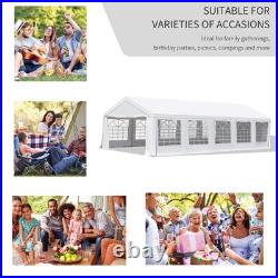 16' x 32' Carport Garage Party Event Tent Heavy duty Large Patio White