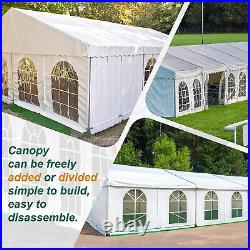 16'x20' Outdoor Party Tent Heavy Duty Wedding Event Gazebo Canopy with8 Removable