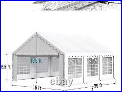 16'x20' Outdoor Party Tent Heavy Duty Wedding Event Gazebo Canopy with8 Removable