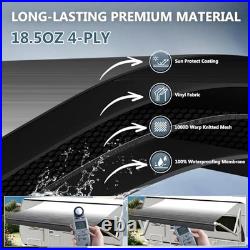 16FT RV Awning Fabric Replacement, Heavy Duty 4-PLY Vinyl Fabric Camper