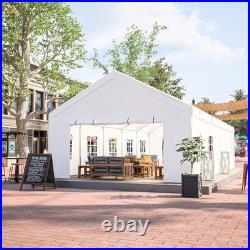 16x32 feet party tent activity shelter with detachable side walls wedding tent