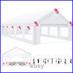 16x32 ft Heavy Duty Party Tent Outdoor Commercial Canopy Large Carport Tent