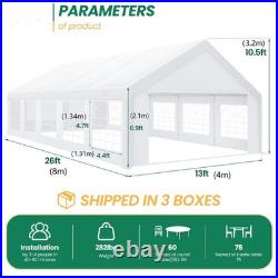 16x32 ft Heavy Duty Party Tent Outdoor Commercial Canopy Large Carport Tent
