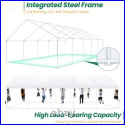 16x32 ft Heavy Duty Party Tent Outdoor Commercial Canopy Large Carport Tent