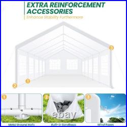 16x32 ft Heavy Duty Party Tent Outdoor Commercial Canopy Large Carport Tent
