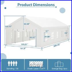 16x32FT Party Tent Heavy Duty Large Wedding Event Shelters Removable Sidewalls