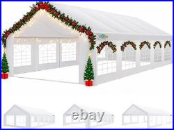 16x32FT Party Tent Heavy Duty Outdoor Gazebo White Event Shelter Wedding Cano