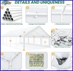 16x32FT Party Tent Heavy Duty Outdoor Gazebo White Event Shelter Wedding Cano