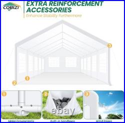 16x32FT Party Tent Heavy Duty Outdoor Gazebo White Event Shelter Wedding Cano