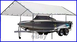 18'x30' Carport Canopy Kit Boat RV Garage 1-3/8 System 8Foot Pads No Poles/Legs