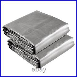 18x24 Ft 2 Pack Waterproof Poly Tarp Heavy Duty 10-mil Tarpaulin for Roof