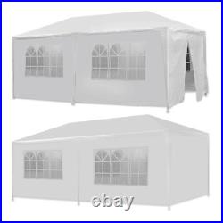 2 PCS 10 x 20' Outdoor Gazebo Party Tent with 6 Side Walls Wedding Canopy Events