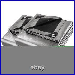 2 Pack 20x30 Ft 10 Mil Poly Tarp Protective Cover Tarpaulin Outdoor Waterproof