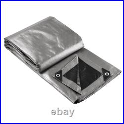 2 Pack 20x30 Ft 10 Mil Poly Tarp Protective Cover Tarpaulin Outdoor Waterproof
