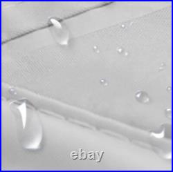 2' Sun Shade Sail Straight Edge Waterproof UV Garden Patio Yard Canopy Cover