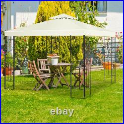 2 Tier 10'x10' Patio Gazebo Canopy Tent Steel Frame Shelter Awning