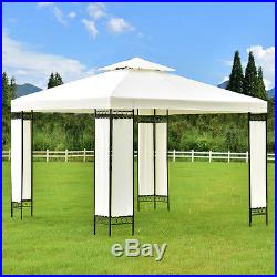 2-Tier 10x10 Gazebo Canopy Shelter Patio Wedding Party Tent Outdoor Awning New