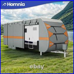20-22FT RV Cover / Camping Trailer Waterproof Cover Anti UV Tearproof Zipper