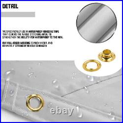 20' Sun Shade Sail Straight Edge Waterproof UV Garden Patio Yard Canopy Cover